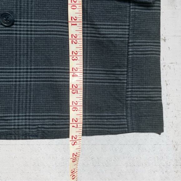 Loom Urban Outfitters Check Double Breasted Blazer Size Small Academia Grunge - Picture 9 of 11